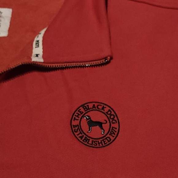 The Black Dog Heavyweight 1/2 Zip Sweatshirt. Size l. Preloved. - Picture 9 of 9